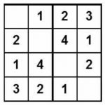 Easy Sudoku puzzle